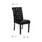 Flash Furniture 18.5 W, 27.5 L, 39.75 H 6-BT-P-BK-LEA-GG - alternate 7